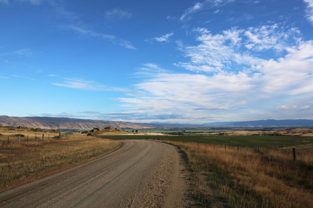The road to Lammermoor Station.