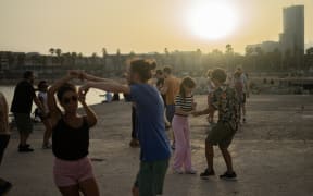 A heat wave hits Barcelona during the first weeks of July, in Barcelona, Spain, on 11 July, 2023. This is expected to be a summer with record temperatures in many parts of Spain due to climate change.