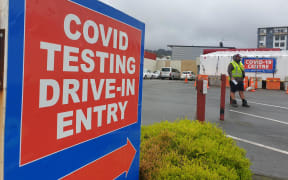 Only one or two people were getting tested at the Covid-19 testing centre at Taranaki Street in Wellington on Saturday morning.