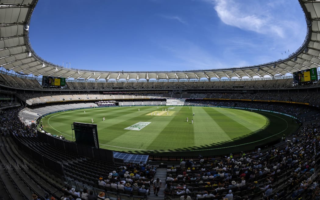 General view Optus Stadium in Perth.
