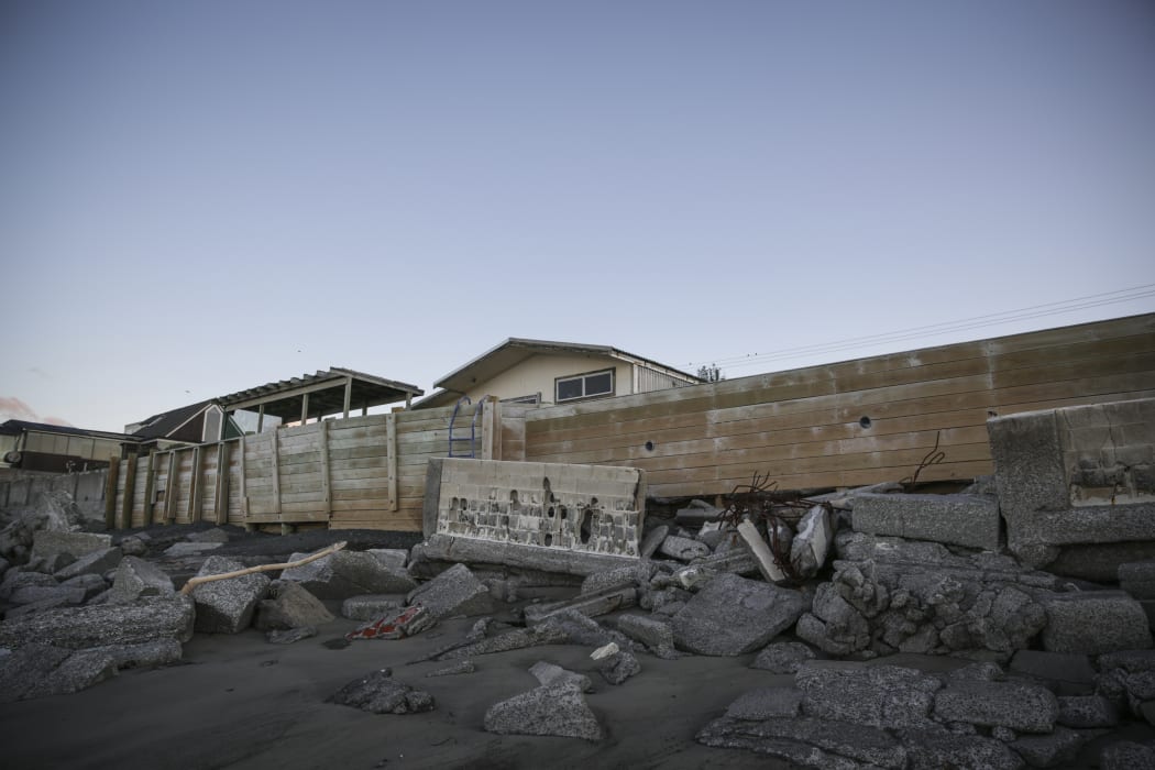 25072016 Photo Rebekah Parsons-King. Haumoana residents have been pressuring council to help them protect their homes along the coast.