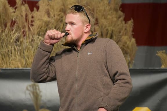 Hunter Morrow at the World Waterfowl Calling Championships 2017.