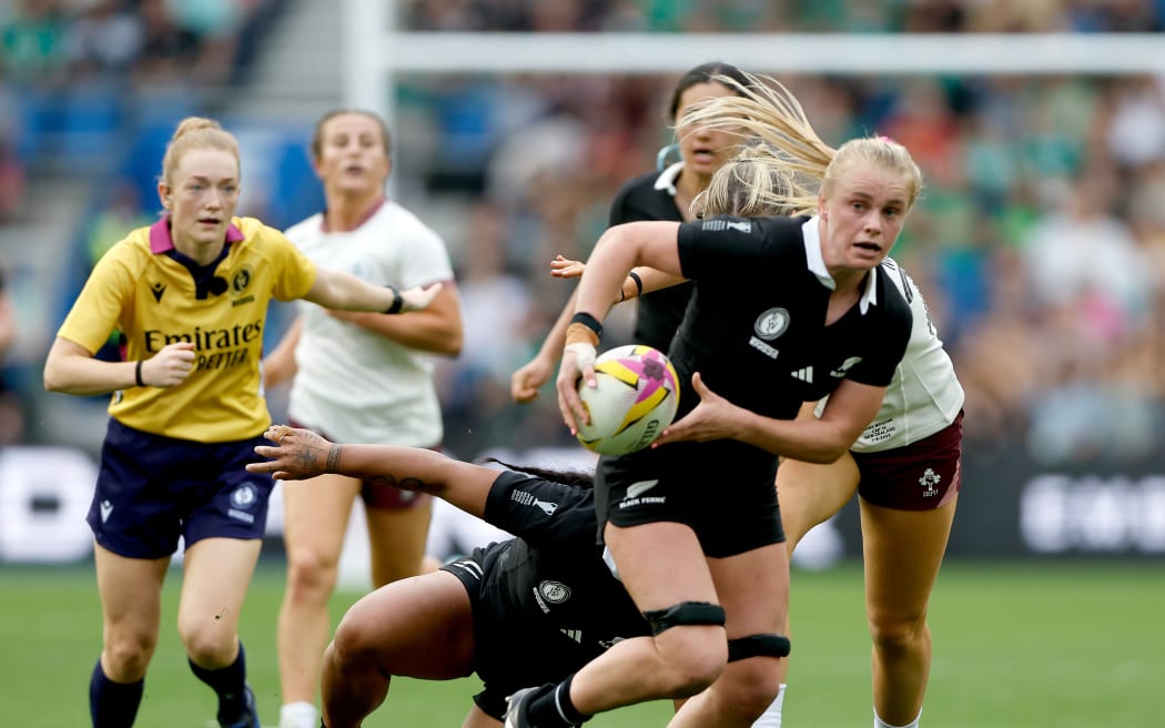Jorja Miller makes a break.
