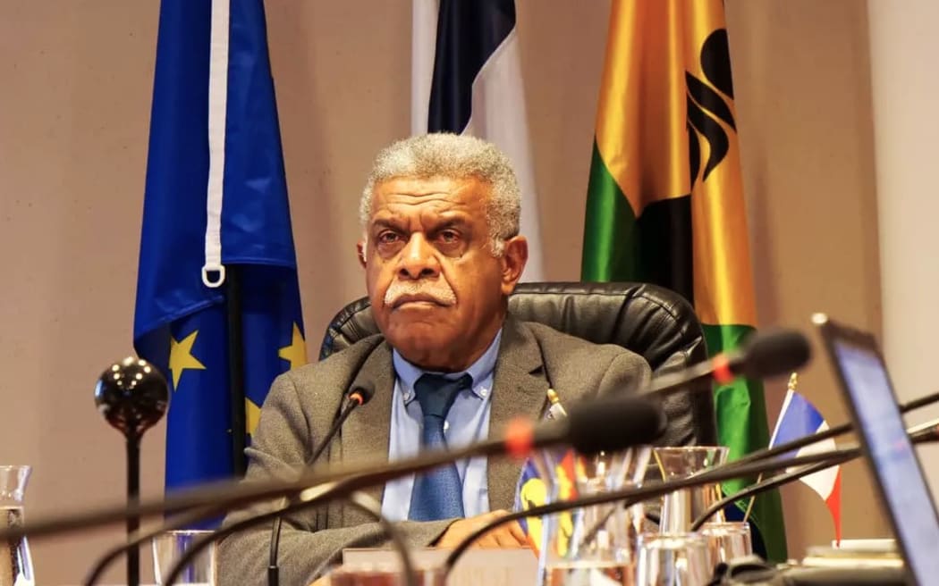 New Caledonia's President Louis Mapou