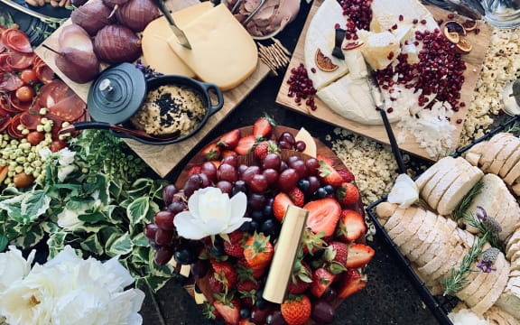 A sample Christmas platter by Wanaka catering company The Platter Share