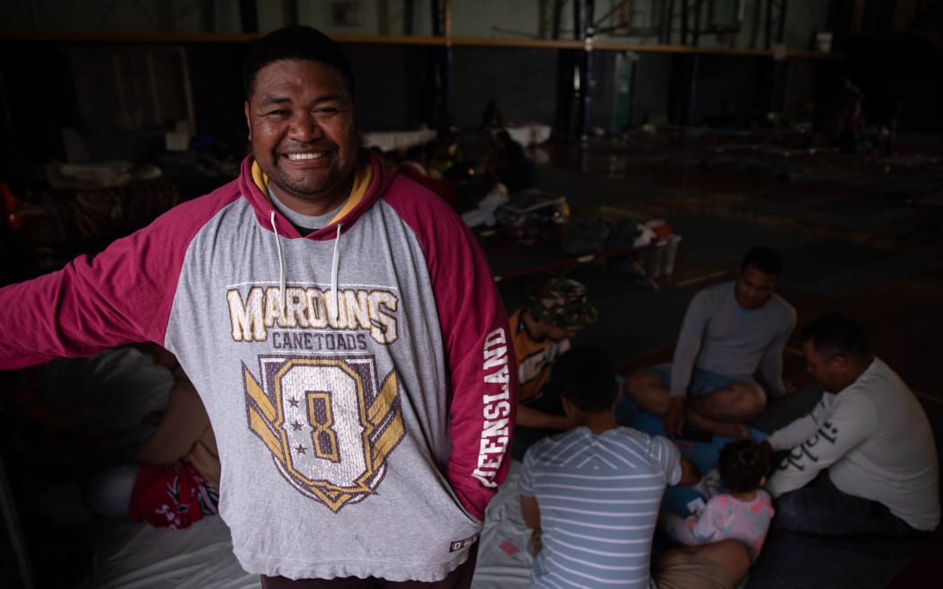 Fola Samoa, an RSE worker in Hastings, was rescued with his colleagues via helicopter from the roof of one of their buildings.