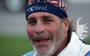 Motorcycle daredevil Robbie Knievel in 2008.