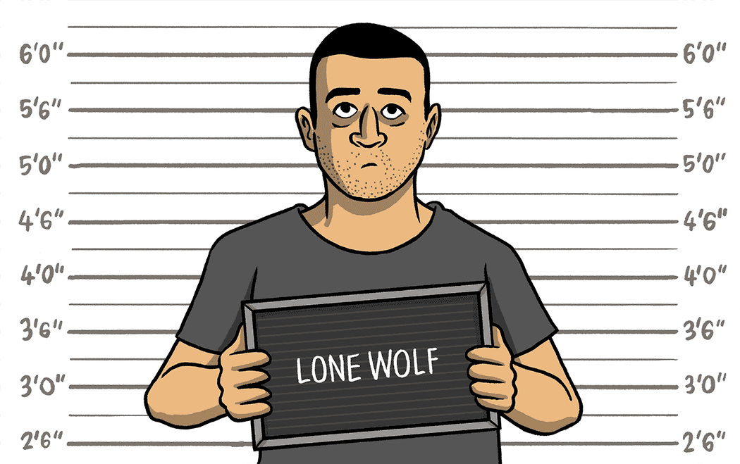 A man getting his police mugshot taken.