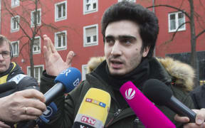 Syrian refugee Anas Modamani, who is suing Facebook for using a selfie he took on fake news stories.