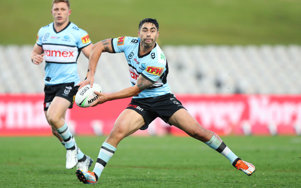 Shaun Johnson has spent the past three season in Cronulla colours.