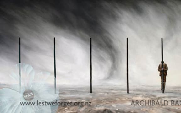 Archibald Baxter painting by Bob Kerr