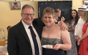 Gavin and Lisa Dallow on their wedding day in 2017.