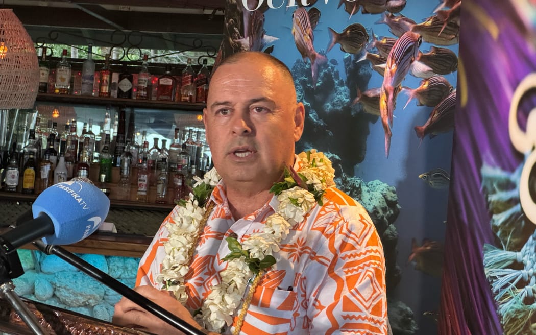 Forum chair and Cook Islands Prime Minister Mark Brown in Rarotonga. November 2023.