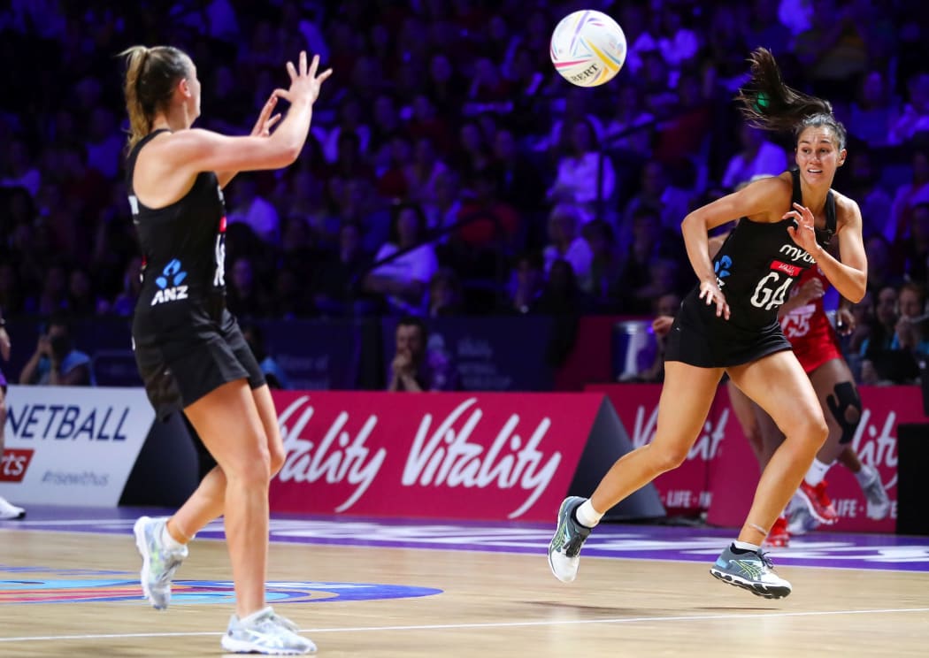 20/07/2019 - Netball - Vitality Netball World Cup 2019 semi final - England v New Zealand - M&S Bank Arena, Liverpool, England - Ameliaranne Ekenasio of New Zealand.