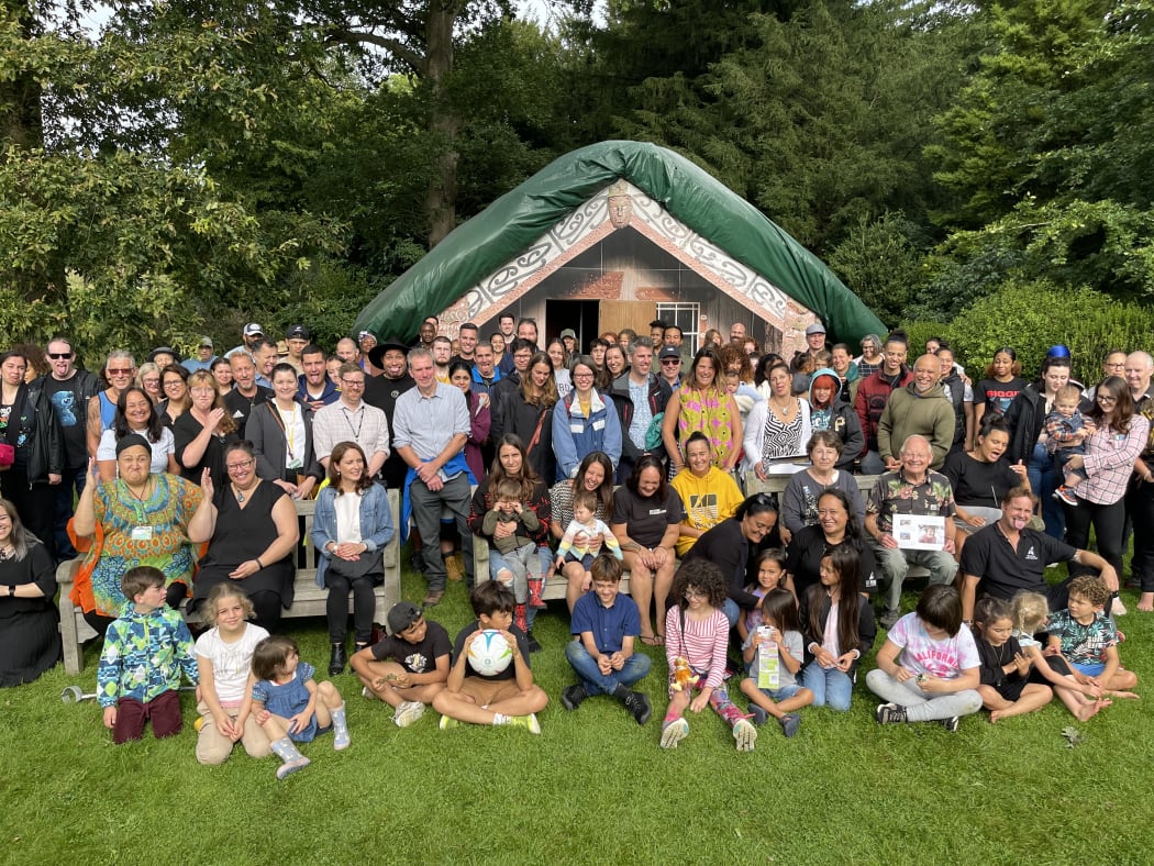 Ngāti Ranana and the community at this years, Hangi Day at Clandon Park.
