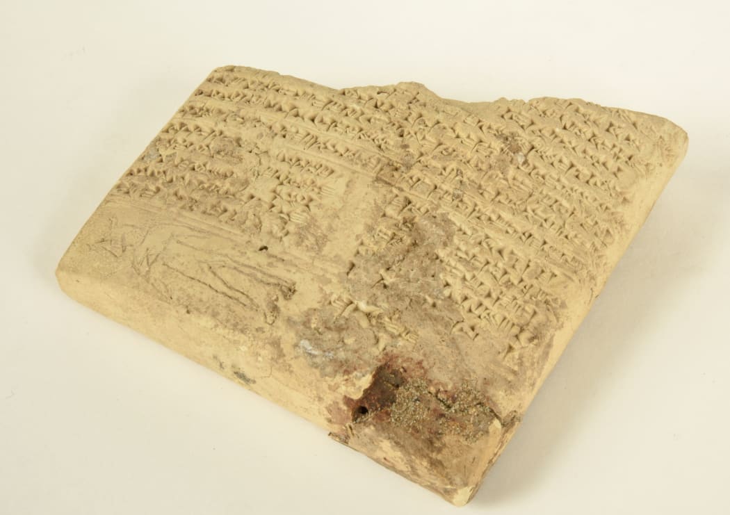 Cuneiform Ledger Tablet - Gift of Lindsay Rogers; Otago Museum Collection