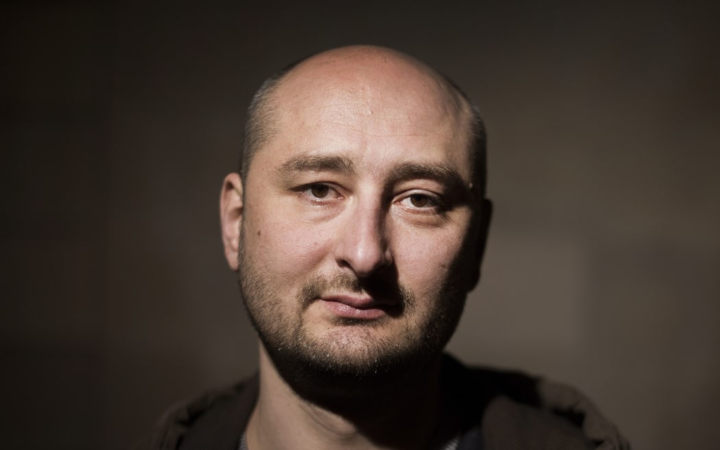 Russian journalist and author Arkady Babchenko.