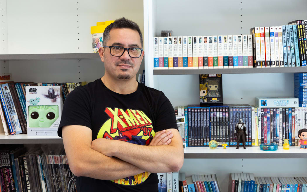 Zak Waipara, a lecturer at Auckland University of Technology and illustrator.