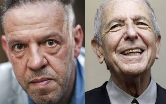 Wellington writer David Cohen / Canadian musician and writer Leonard Cohen