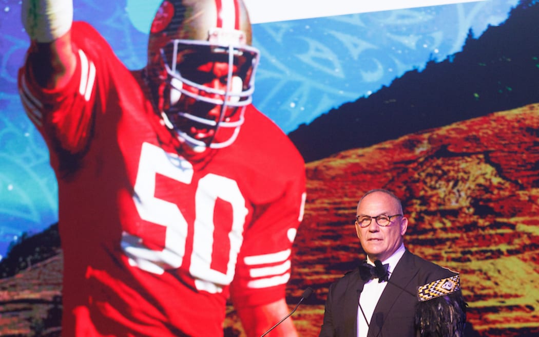 Māori Sports Hall of Fame inductee Riki Ellison (Ngāi Tahu).