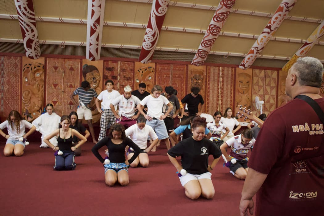 Te Puna Mataatahi - a haka rōpū from Keebra Park State High School on the Gold Coast - made its debut on the ASB Polyfest stage, marking a massive milesone for its kura and tauira.