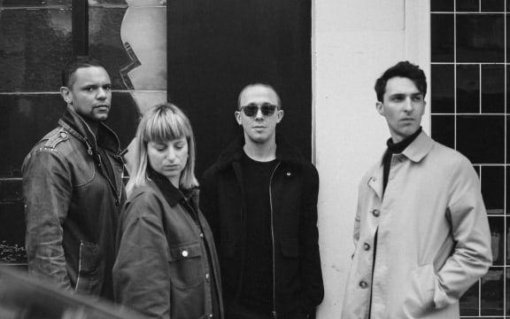 Jazz quartet lvdf. From left: Myele Manzanza, Maria Chiara Argirò, Alex Hitchcock, Michelangelo Scandroglio