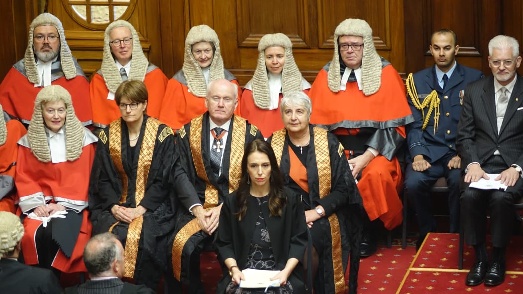 Prime Minister Jacinda Ardern at the State Opening of Parliament