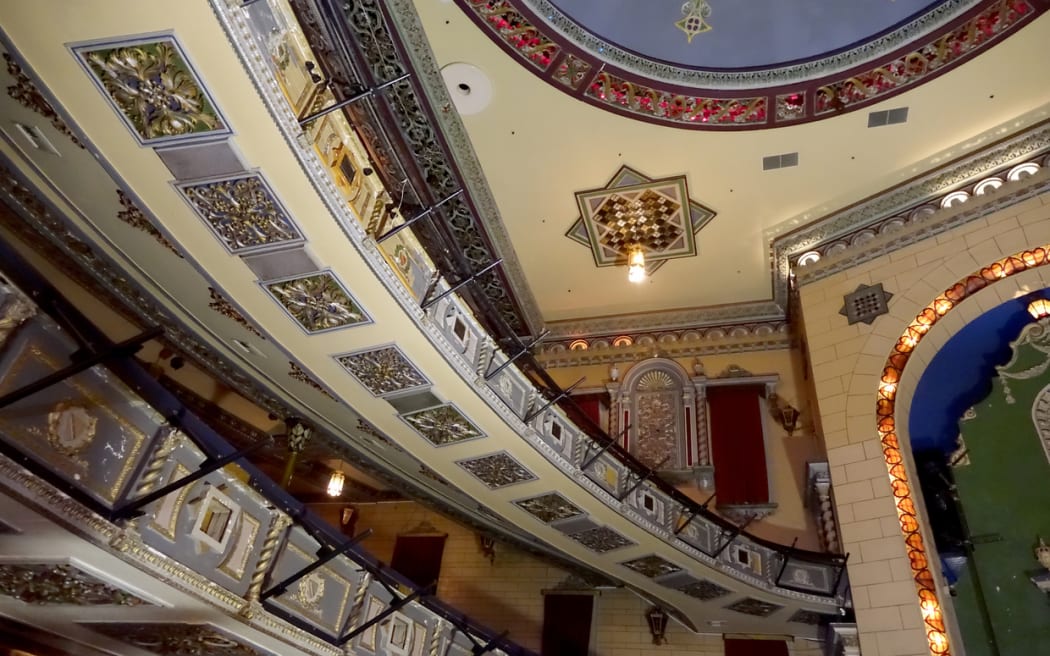 The inside of the St James Theatre.