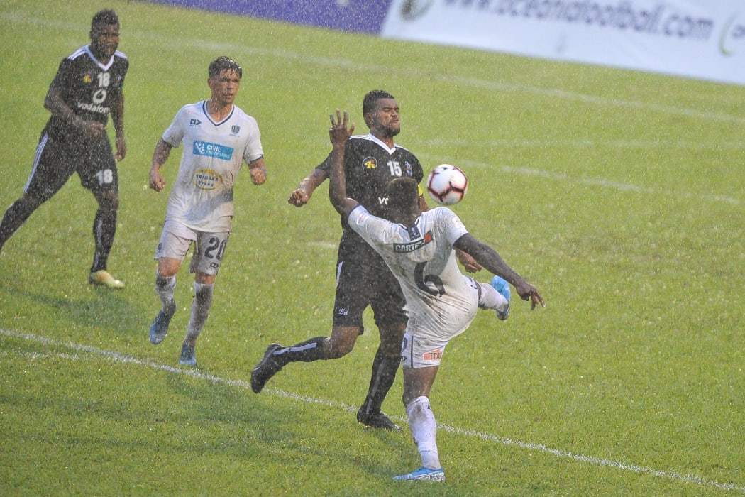 Auckland City proved too strong for Ba FC at a sodden Stade Pater.