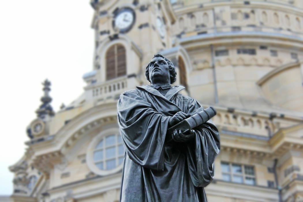 Statue of Martin Luther in front of the Frauenkirche, Dresden