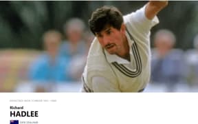 Sir Richard Hadlee correctly listed in the ICC Hall of Fame.