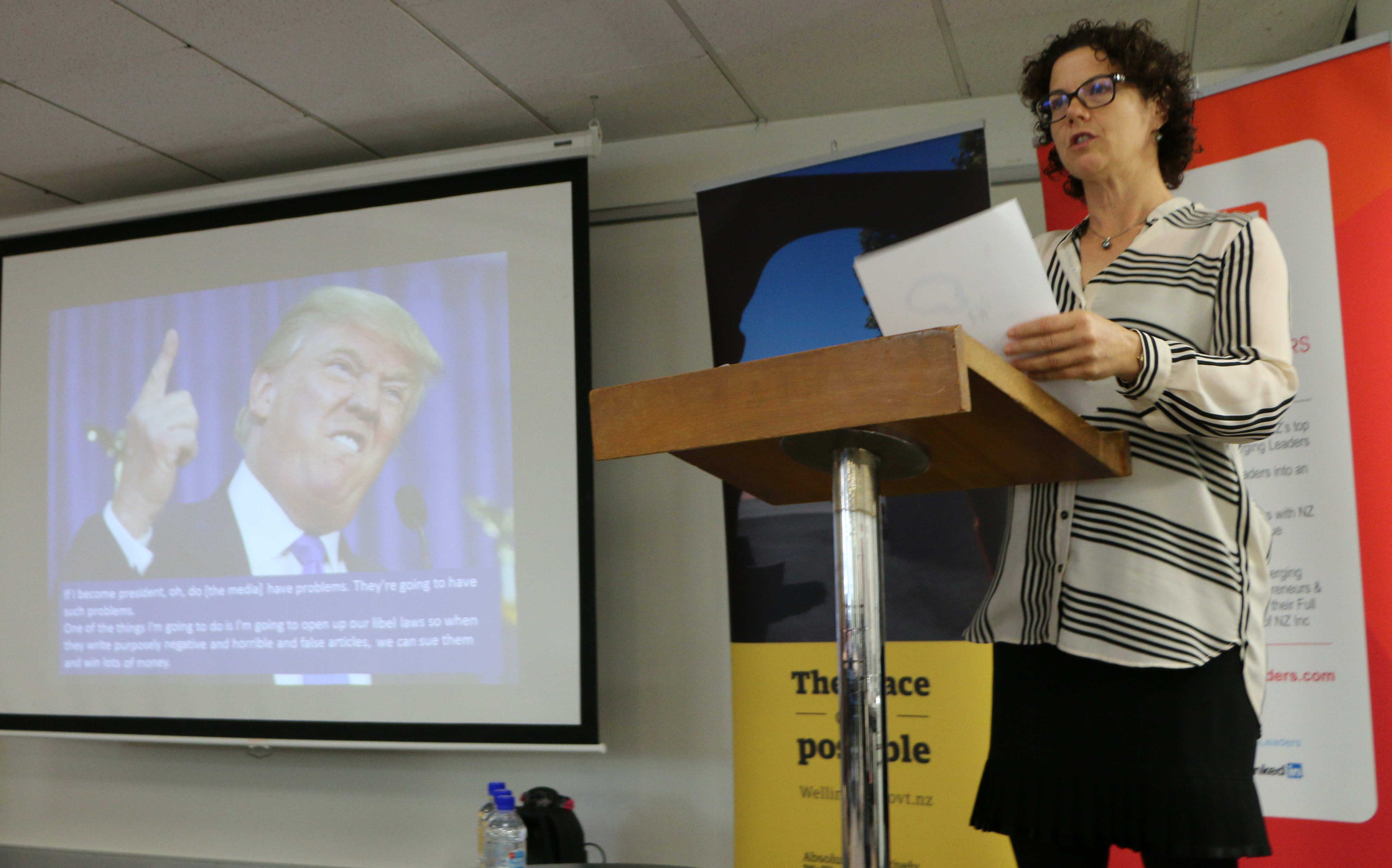 Tracey Bridges "The media are a sentinel for the country's prejudices."