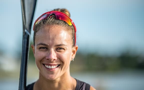 Lisa Carrington Olympic Canoe Champion.