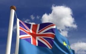 Tuvalu flag.