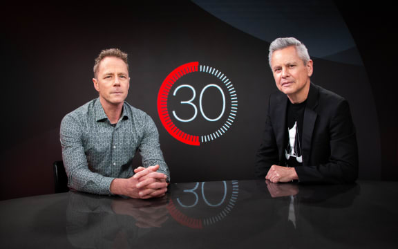 Psychiatrist Dr Sam McBride talks to Guyon Espiner in studio for 30.
