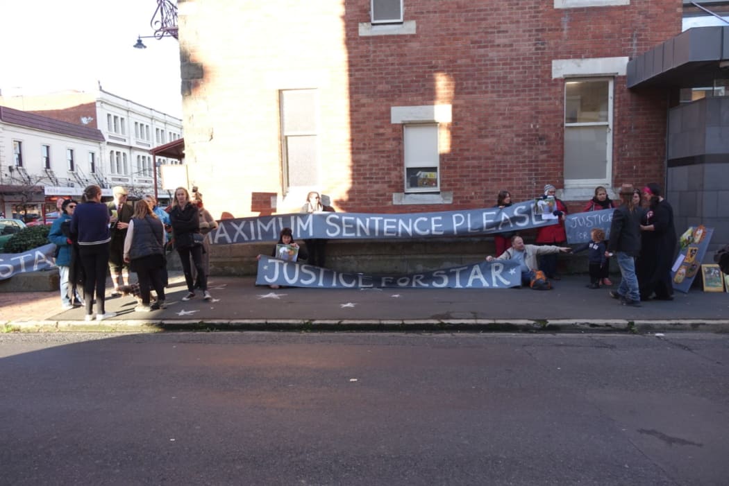 Supporters outside court called for a maximum sentence for the man who stabbed Star, a miniature horse, 41 times and left it to die.