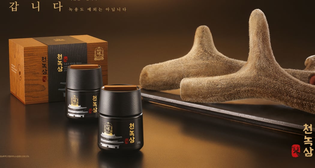 South Korean deer velvet product.