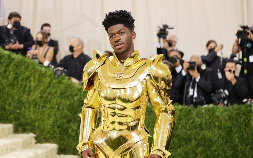 NEW YORK, NEW YORK - SEPTEMBER 13: Lil Nas X attends The 2021 Met Gala Celebrating In America: A Lexicon Of Fashion at Metropolitan Museum of Art on September 13, 2021 in New York City.