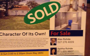 Real estate sold sign