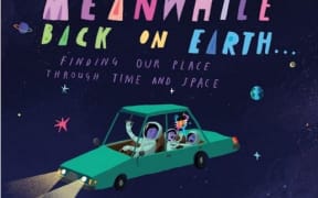 Oliver Jeffers bookcover: Meanwhile Back on Earth