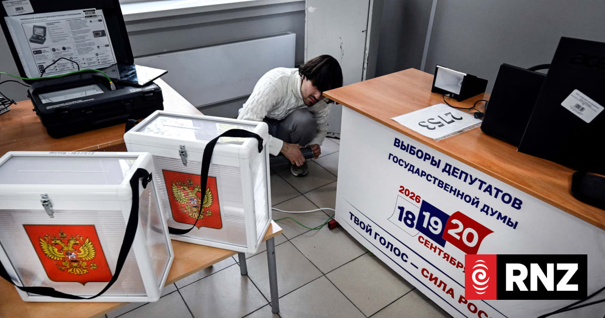 Russians begin voting in controlled election as war drags