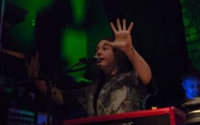 Doprah's Indira Force on stage at Galatos