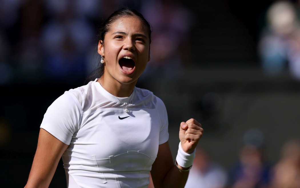 Emma Raducanu at Wimbledon