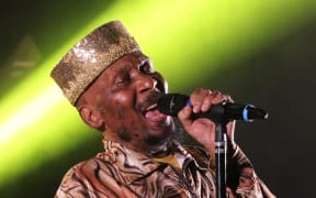 Reggae legend Jimmy Cliff performs at the Bay of Islands Music Festival in Waitangi, March 2018.