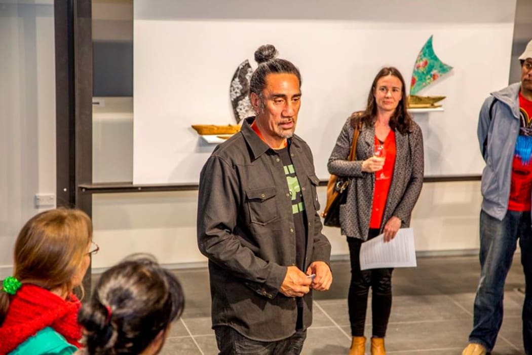 Ioane Ioane is the 2018 recipient of  the Creative NZ Samoan Artist in Residence