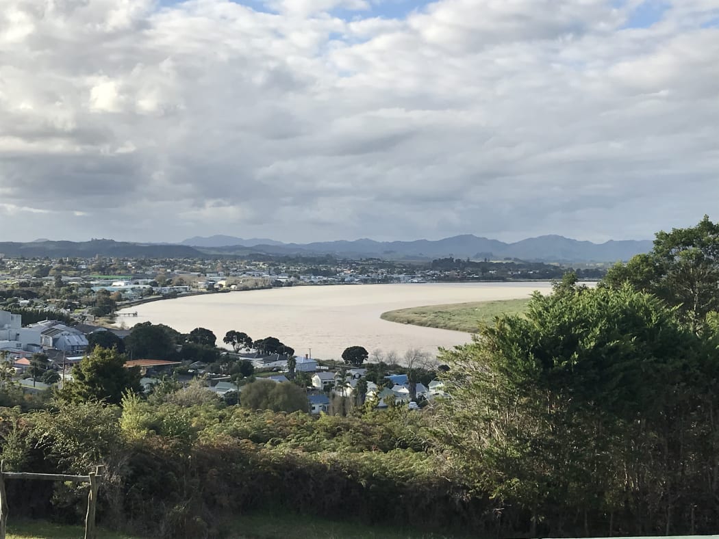 Northern Wairoa River flows past Dargaville.