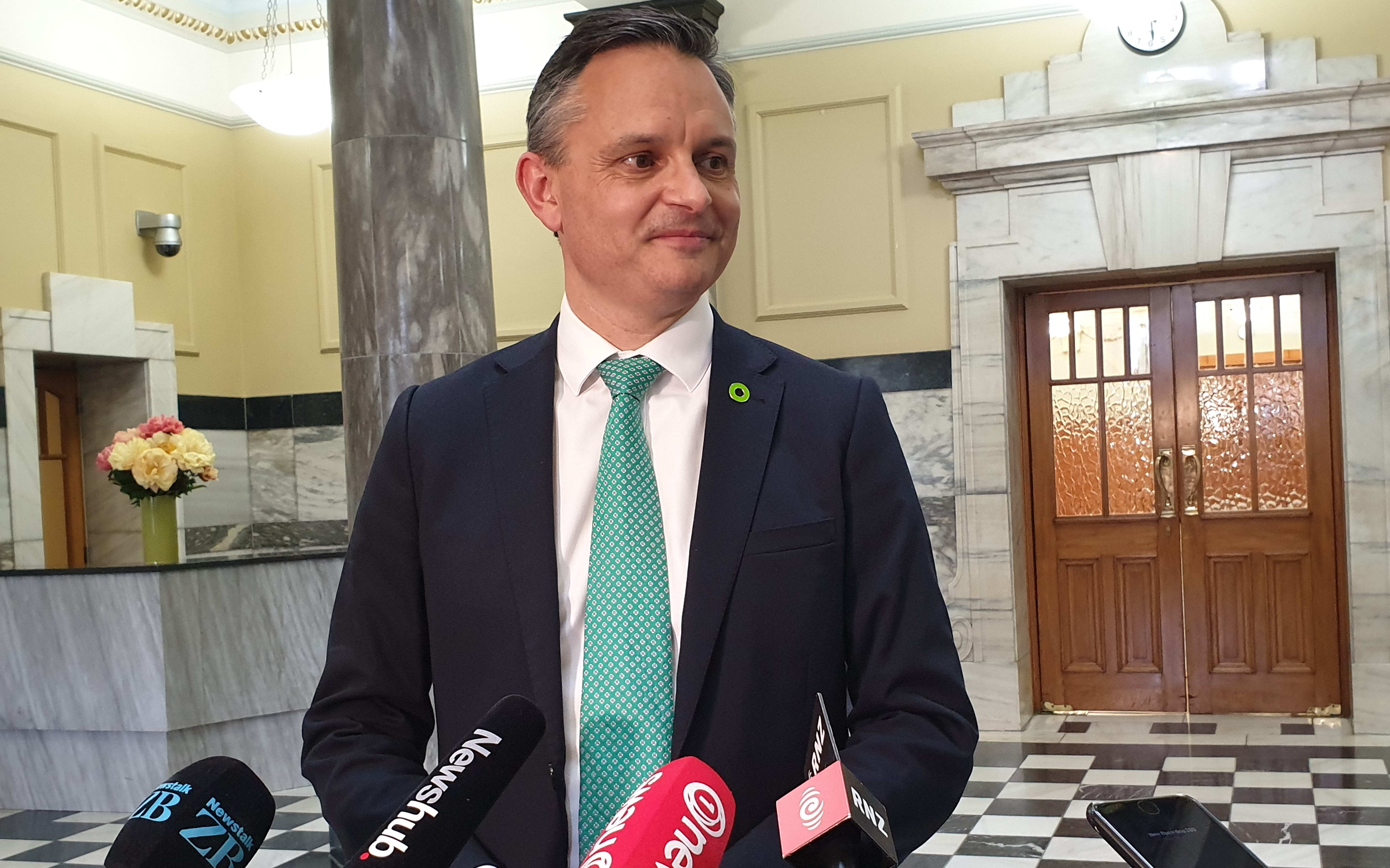 James Shaw after the Zero Carbon Bill passed its third reading on 7 November 2019.