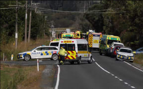 Emergency services from Auckland and Northland attended the crash on Cove Road, Waipu, on 3 April, 2024.