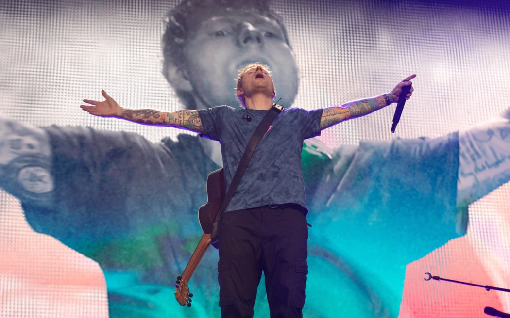 Ed Sheeran set to rock Auckland on first night of tour | RNZ News
