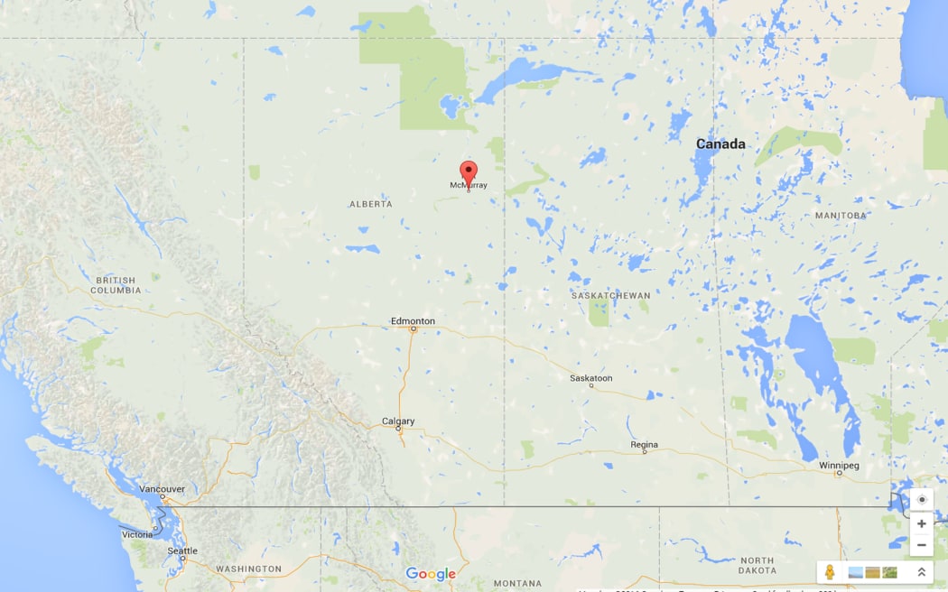 Fort McMurray in Alberta, Canada, home to about 88,000 people, was completely evacuated.
